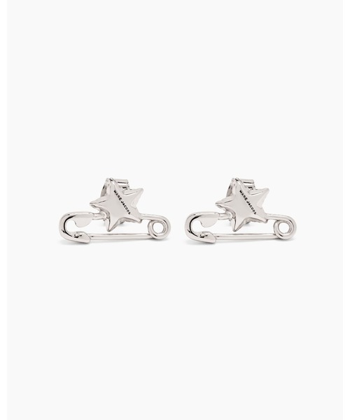 MARC JACOBS(マークジェイコブス)の「SAFETY PIN STUD EARRINGS/ザ セーフティ ピン スタッド ピアス(ピアス(両耳用)・レディース・グレー系その他4・ONE SIZE)」の3枚目の写真