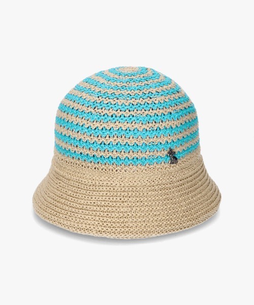 arth（アース）の「arth  Linen Stripes Gob Hat / アース（ハット・メンズ・ブラウン/ベージュ/ブラック・58cm）」の3枚目の写真