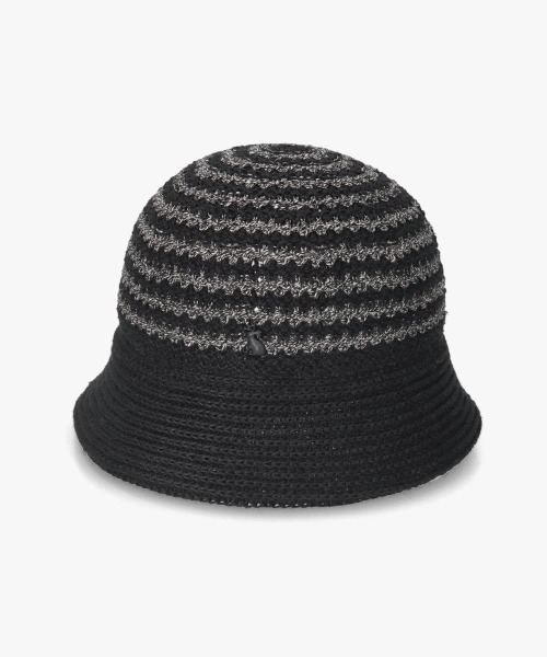 arth（アース）の「arth  Linen Stripes Gob Hat / アース（ハット・メンズ・ブラウン/ベージュ/ブラック・58cm）」の6枚目の写真