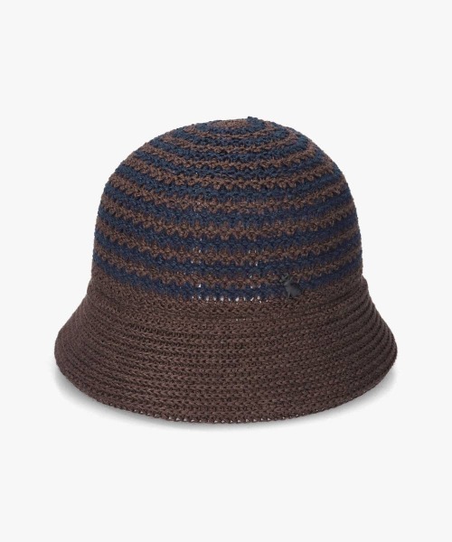 arth（アース）の「arth  Linen Stripes Gob Hat / アース（ハット・メンズ・ブラウン/ベージュ/ブラック・58cm）」の15枚目の写真