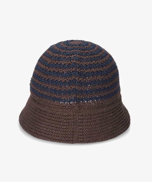 arth（アース）の「arth  Linen Stripes Gob Hat / アース（ハット・メンズ・ブラウン/ベージュ/ブラック・58cm）」の16枚目の写真