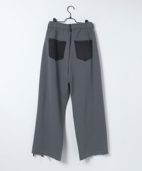 JEANASIS（ジーナシス）の「スウェットコンビデニムパンツ/645263（デニムパンツ・レディース・ホワイト系その他/ブラック系その他/ブルー系その他・FREE）」の13枚目の写真