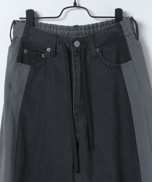 JEANASIS（ジーナシス）の「スウェットコンビデニムパンツ/645263（デニムパンツ・レディース・ホワイト系その他/ブラック系その他/ブルー系その他・FREE）」の14枚目の写真