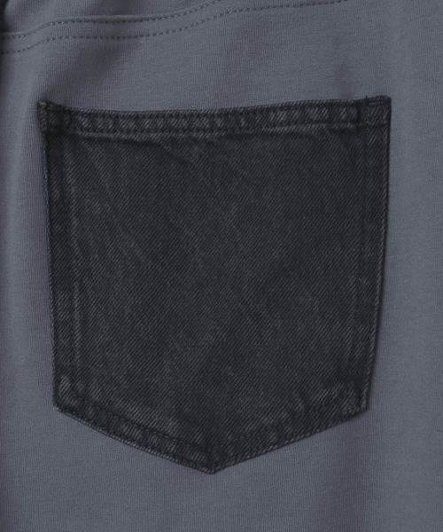 JEANASIS（ジーナシス）の「スウェットコンビデニムパンツ/645263（デニムパンツ・レディース・ホワイト系その他/ブラック系その他/ブルー系その他・FREE）」の21枚目の写真