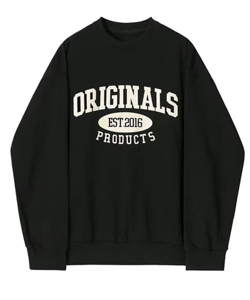 NOWLE（ノウル）の「【NOWLE】EST.2016 ニュースタンダード アーチロゴ ルーズ スウェット（スウェット・メンズ・ブラック・SMALL/MEDIUM/LARGE/X-LARGE）」の20枚目の写真