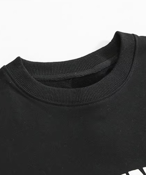 NOWLE（ノウル）の「【NOWLE】EST.2016 ニュースタンダード アーチロゴ ルーズ スウェット（スウェット・メンズ・ブラック・SMALL/MEDIUM/LARGE/X-LARGE）」の22枚目の写真