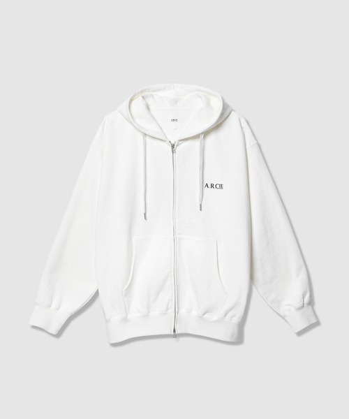 AMERICAN RAG CIE（アメリカンラグシー）の「【AMERICAN RAG CIE】 ロゴダブルジップパーカー（ユニセックス）（パーカー・レディース・ブラック/ホワイト/ライトグレー・LARGE/MEDIUM）」の2枚目の写真
