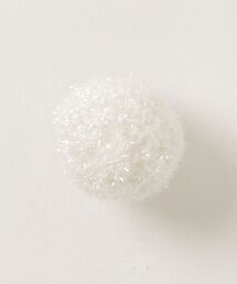 crocs White Metallic Puff Ball / クロックス ホワイト メタリック パフ ボール