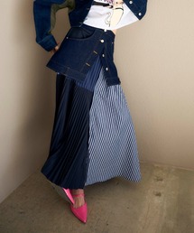 Cepica | 【MARECHAL TERRE / マルシャルテル】デニム&プリーツスカート(スカート)