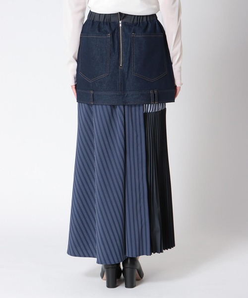 Cepica（セピカ）の「【MARECHAL TERRE / マルシャルテル】デニム&プリーツスカート（スカート・レディース・インディゴブルー・FREE）」の11枚目の写真
