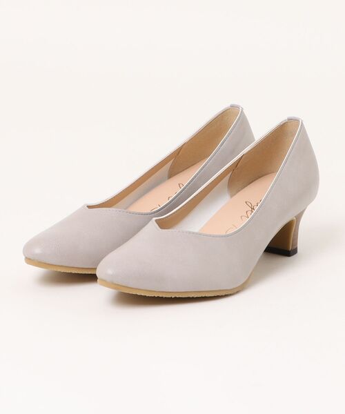 Bridget Birkin（ブリジットバーキン）の「【Bridget Birkin】Vカットベーシックパンプス(561125)（パンプス・レディース・ライトグレー/ブラック系その他/ブラック・23/24/24.5/23.5/22.5）」の14枚目の写真