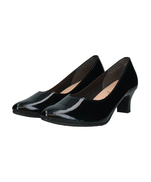 Bridget Birkin（ブリジットバーキン）の「【Bridget Birkin】Vカットベーシックパンプス(561125)（パンプス・レディース・ライトグレー/ブラック系その他/ブラック・23/24/24.5/23.5/22.5）」の10枚目の写真