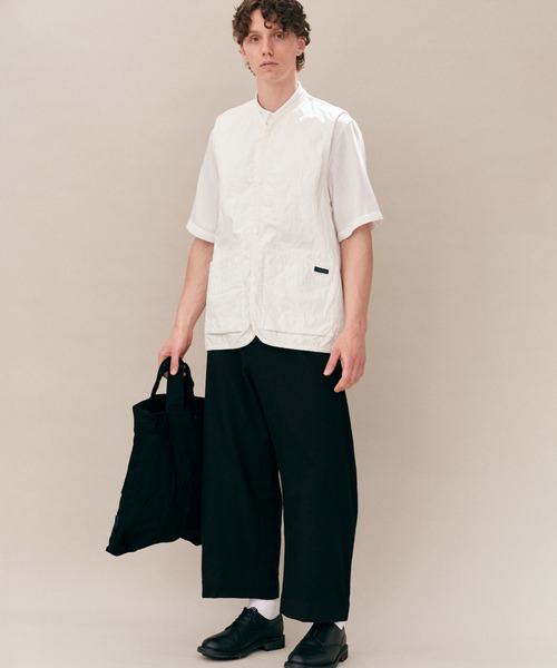 LAVENHAM(ラベンハム)の「Lavenham Exclusive - Washed Workers Tote Bag Unisex / ウォッシュド ワーカー トート バッグ ユニセックス(トートバッグ・メンズ・ブラック/ストーン・ONE SIZE)」の4枚目の写真