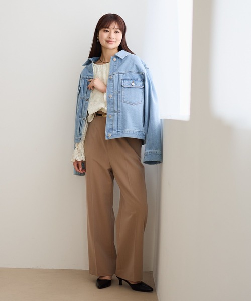 Andemiu（アンデミュウ）の「デニムジャケット640655（デニムジャケット・レディース・ブルー系その他/ブルー・FREE）」の10枚目の写真