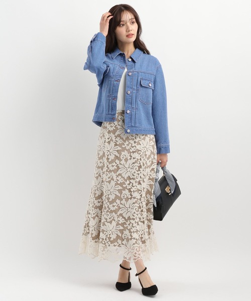 Andemiu（アンデミュウ）の「デニムジャケット640655（デニムジャケット・レディース・ブルー系その他/ブルー・FREE）」の22枚目の写真