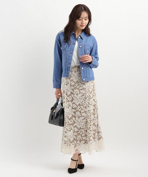 Andemiu（アンデミュウ）の「デニムジャケット640655（デニムジャケット・レディース・ブルー系その他/ブルー・FREE）」の21枚目の写真