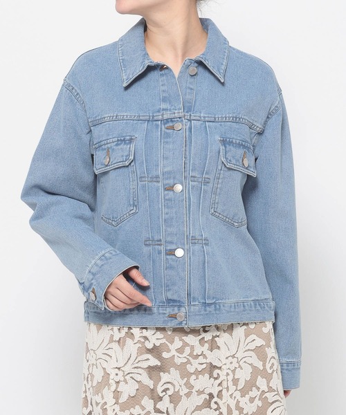 Andemiu（アンデミュウ）の「デニムジャケット640655（デニムジャケット・レディース・ブルー系その他/ブルー・FREE）」の19枚目の写真