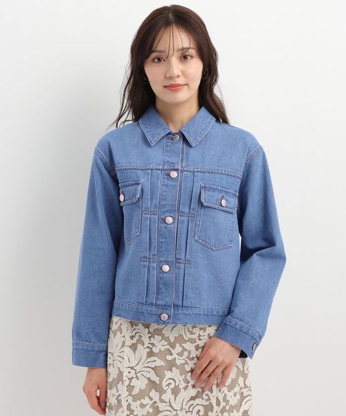 Andemiu（アンデミュウ）の「デニムジャケット640655（デニムジャケット・レディース・ブルー系その他/ブルー・FREE）」の17枚目の写真