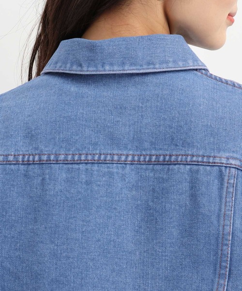 Andemiu（アンデミュウ）の「デニムジャケット640655（デニムジャケット・レディース・ブルー系その他/ブルー・FREE）」の4枚目の写真