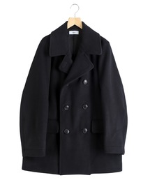 marka（マーカ）の「marka / マーカ：BRIDGE COAT -WOOL SILK CASHMERE BEAVER-：M25C25CO01C[COR]（ピーコート）」