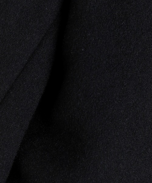 marka（マーカ）の「marka / マーカ：BRIDGE COAT -WOOL SILK CASHMERE BEAVER-：M25C25CO01C[COR]（ピーコート・メンズ・ブラック・1(S)）」の10枚目の写真