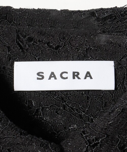 SACRA（サクラ）の「＜SACRA＞レース シャツブラウス（シャツ/ブラウス・レディース・オフホワイト/ブラック・38）」の22枚目の写真