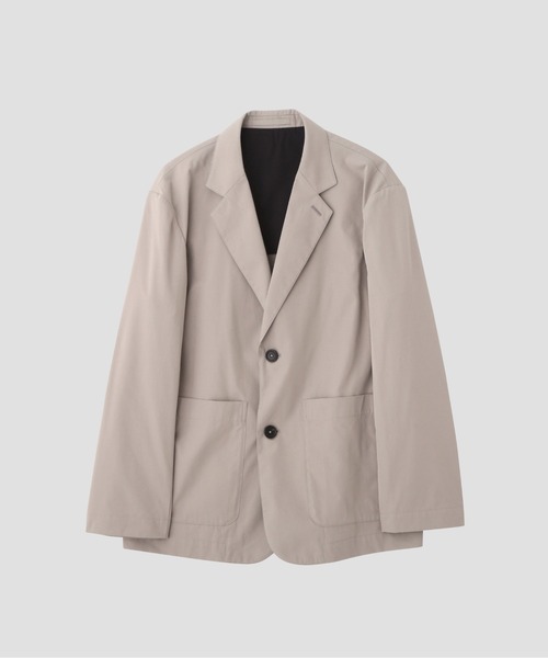 MARGARET HOWELL(マーガレットハウエル)の「COTTON SILK PLAINWEAVE(テーラードジャケット・メンズ・ベージュ/ダークブラウン・SMALL/MEDIUM/LARGE)」の9枚目の写真