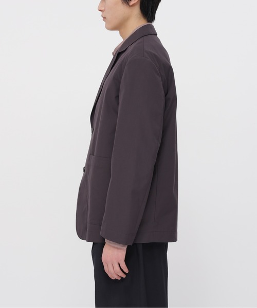 MARGARET HOWELL(マーガレットハウエル)の「COTTON SILK PLAINWEAVE(テーラードジャケット・メンズ・ベージュ/ダークブラウン・SMALL/MEDIUM/LARGE)」の5枚目の写真