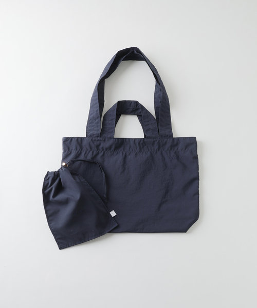 IENA ENFANT(イエナアンファン)の「リップストップレッスンバッグセット(トートバッグ・レディース・ピンク系その他/チャコールグレー/ネイビー・FREE)」の3枚目の写真
