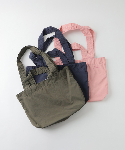 IENA ENFANT(イエナアンファン)の「リップストップレッスンバッグセット(トートバッグ・レディース・ピンク系その他/チャコールグレー/ネイビー・FREE)」の4枚目の写真