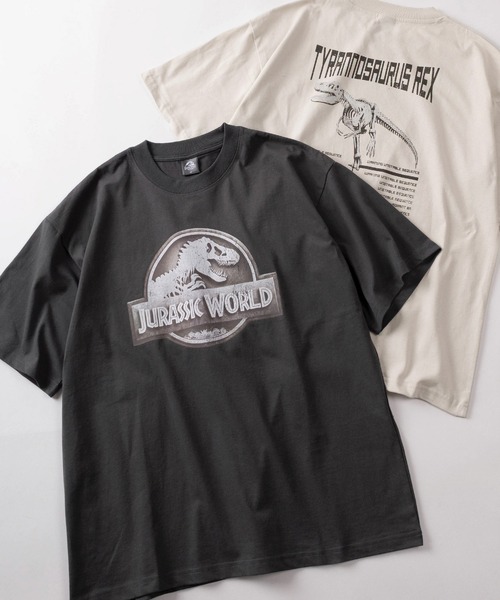 SlashDate(スラッシュデイト)の「【71】【UNIVERSAL/ユニバーサル】JAWS /BACK TO THE FUTURE/WILD SPEED/JOKER/JURASSIC PARK ユーズドライク プリントTシャツ/バックプリント/ユニセックス/レディース/メンズ(Tシャツ/カットソー・レディース・グレー系6/グレー系1/アイボリー系6/アイボリー系1/グレー系8/グレー系5/グレー系4/アイボリー系9/アイボリー系7/アイボリー系/アイボリー系8/グレー系9/グレー系7/グレー系/アイボリー系5/アイボリー系4/グレー系2/グレー系3/アイボリー系2/アイボリー系3・M/XL/L)」の4枚目の写真