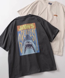 【71】【UNIVERSAL/ユニバーサル】JAWS /BACK TO THE FUTURE/WILD SPEED/JOKER/JURASSIC PARK ユーズドライク プリントTシャツ/バックプリント/ユニセックス/レディース/メンズ