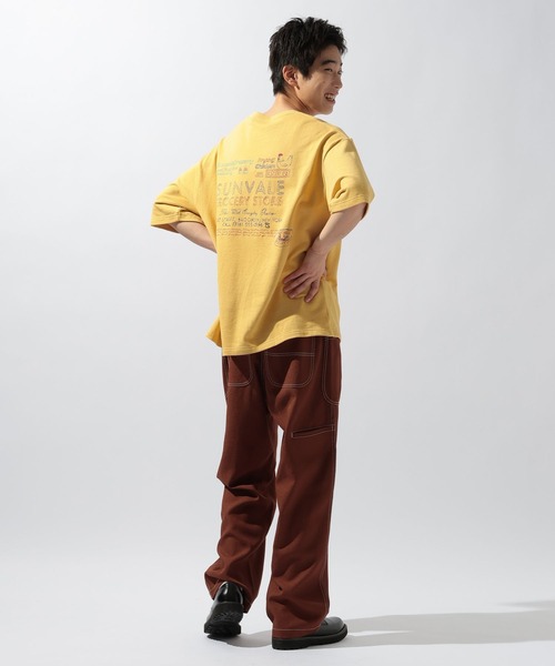 niko and...(ニコアンド)の「イラスト刺繍ミニ裏毛Tシャツ(Tシャツ/カットソー・メンズ・イエロー/オフホワイト/グリーン/ネイビー・MEDIUM/LARGE)」の14枚目の写真