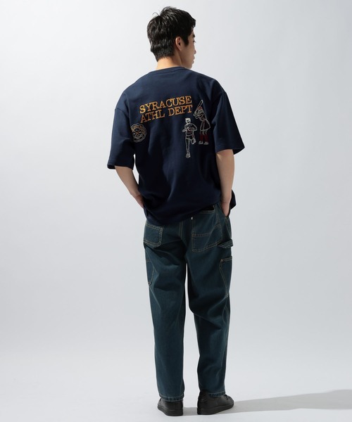 niko and...(ニコアンド)の「イラスト刺繍ミニ裏毛Tシャツ(Tシャツ/カットソー・メンズ・イエロー/オフホワイト/グリーン/ネイビー・MEDIUM/LARGE)」の22枚目の写真