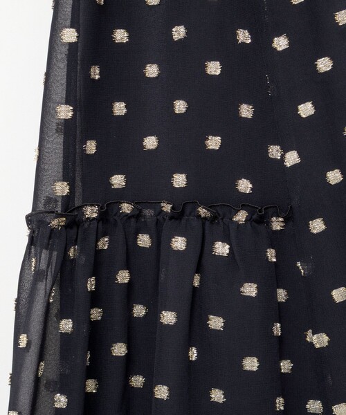 NOLLEY’S Sophi（ノーリーズソフィ）の「《セットアップ対応》ラメカットジャガードフレアスカート（スカート・レディース・ブラック系その他・38）」の15枚目の写真
