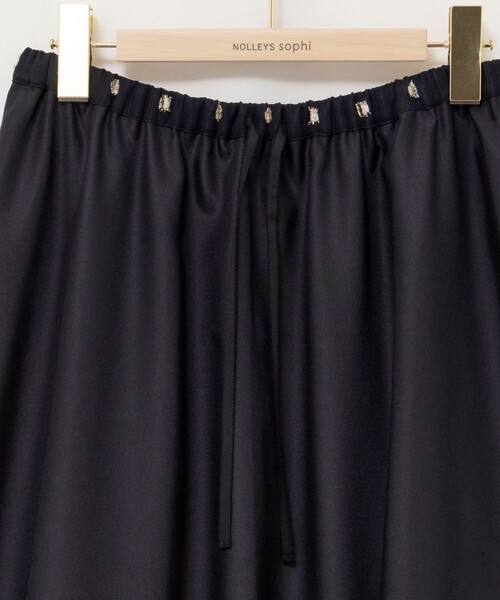 NOLLEY’S Sophi（ノーリーズソフィ）の「《セットアップ対応》ラメカットジャガードフレアスカート（スカート・レディース・ブラック系その他・38）」の19枚目の写真