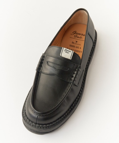 Maison MIHARA YASUHIRO（メゾンミハラヤスヒロ）の「General Scale. Maison MIHARA YASUHIRO /ジェネラルスケール メゾンミハラヤスヒロ ANDY Leather Loafers レザーローファー S16FW717 2026年 夏 夏服（ローファー・メンズ・ブラウン/ブラック・40/41/42/43）」の21枚目の写真