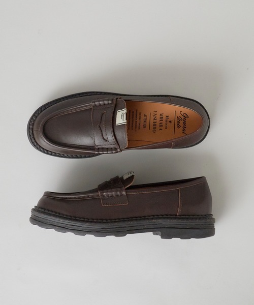 Maison MIHARA YASUHIRO（メゾンミハラヤスヒロ）の「General Scale. Maison MIHARA YASUHIRO /ジェネラルスケール メゾンミハラヤスヒロ ANDY Leather Loafers レザーローファー S16FW717 2026年 夏 夏服（ローファー・メンズ・ブラウン/ブラック・40/41/42/43）」の16枚目の写真