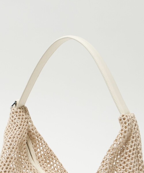 BEAUTY&YOUTH UNITED ARROWS（ビューティーアンドユースユナイテッドアローズ）の「コンビ ネット ショルダーバッグ（ショルダーバッグ・レディース・ナチュラル/ブラック・FREE）」の17枚目の写真