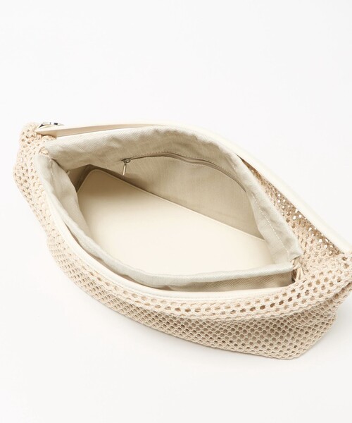 BEAUTY&YOUTH UNITED ARROWS（ビューティーアンドユースユナイテッドアローズ）の「コンビ ネット ショルダーバッグ（ショルダーバッグ・レディース・ナチュラル/ブラック・FREE）」の15枚目の写真