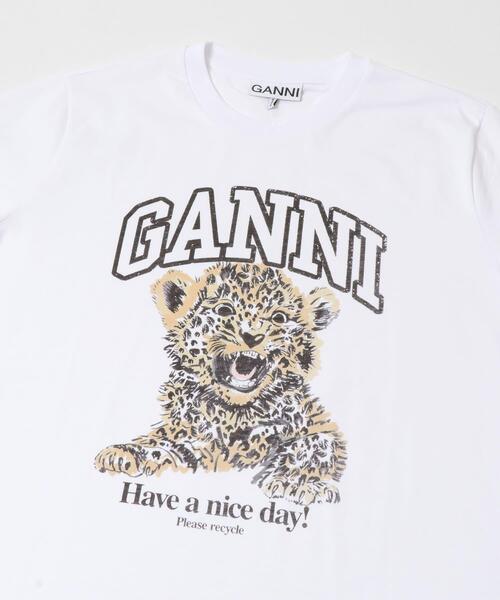 GANNI（ガニー）の「GANNI　LEOPARD RELAXED T-SHIRTS（Tシャツ/カットソー・レディース・アニマル・SMALL）」の3枚目の写真