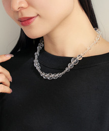 in mood | in mood/インムード CRYSTAL 42cm necklace(ネックレス)