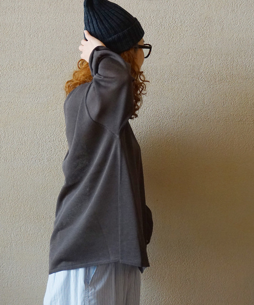 JOURNAL STANDARD LUXE(ジャーナルスタンダード ラックス)の「HGテンジク ワイドプルオーバー(ニット/セーター・レディース・チャコールグレー/ベージュ/ブラウン/バーガンディー・FREE)」の5枚目の写真