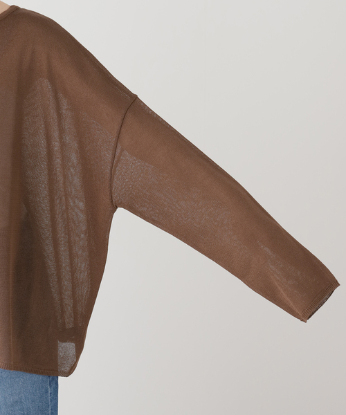 JOURNAL STANDARD LUXE(ジャーナルスタンダード ラックス)の「HGテンジク ワイドプルオーバー(ニット/セーター・レディース・チャコールグレー/ベージュ/ブラウン/バーガンディー・FREE)」の19枚目の写真