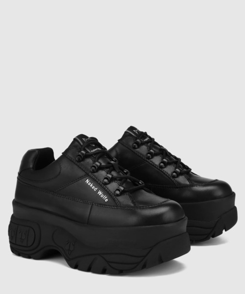 NakedWolfe（ネイキッドウルフ）の「NakedWolfe/ネイキッドウルフ/SPORTY（スニーカー・レディース・ブラック/ホワイト・40/39/38/37/36）」の6枚目の写真