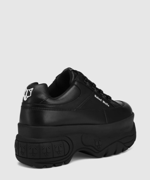 NakedWolfe（ネイキッドウルフ）の「NakedWolfe/ネイキッドウルフ/SPORTY（スニーカー・レディース・ブラック/ホワイト・40/39/38/37/36）」の7枚目の写真