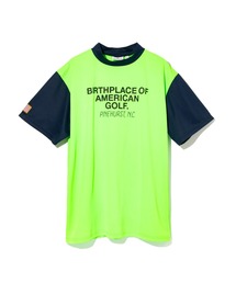 DEVEREUX GOLF（デヴァローゴルフ）の「US Fly EagleモックネックTEE（Tシャツ/カットソー）」
