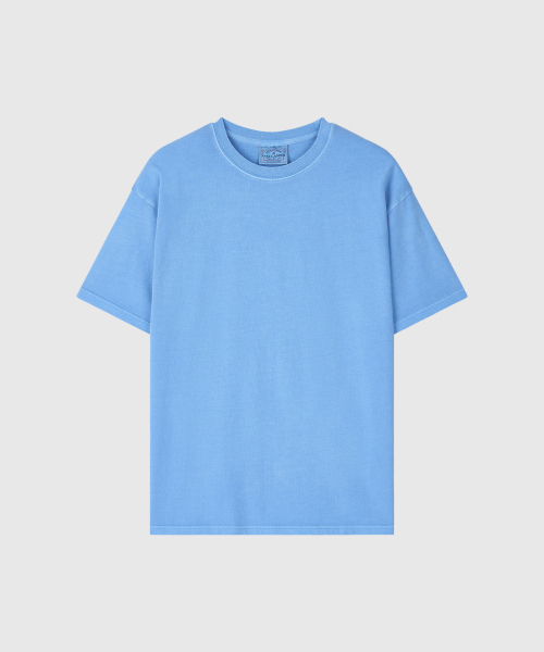 FAKE CAMPER（フェイクキャンパー）の「ベーシックピグメント半袖Tシャツ[スカイブルー]（Tシャツ/カットソー・メンズ・スカイブルー・LARGE/SMALL/MEDIUM/XX-LARGE/X-LARGE）」の3枚目の写真
