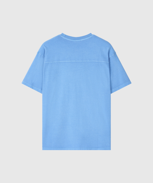 FAKE CAMPER（フェイクキャンパー）の「ベーシックピグメント半袖Tシャツ[スカイブルー]（Tシャツ/カットソー・メンズ・スカイブルー・LARGE/SMALL/MEDIUM/XX-LARGE/X-LARGE）」の4枚目の写真