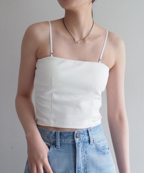 LOUNGEDRESS(ラウンジドレス)の「2WAYキャミ(キャミソール・レディース・ブラック/ホワイト・SMALL/LARGE/MEDIUM)」の14枚目の写真